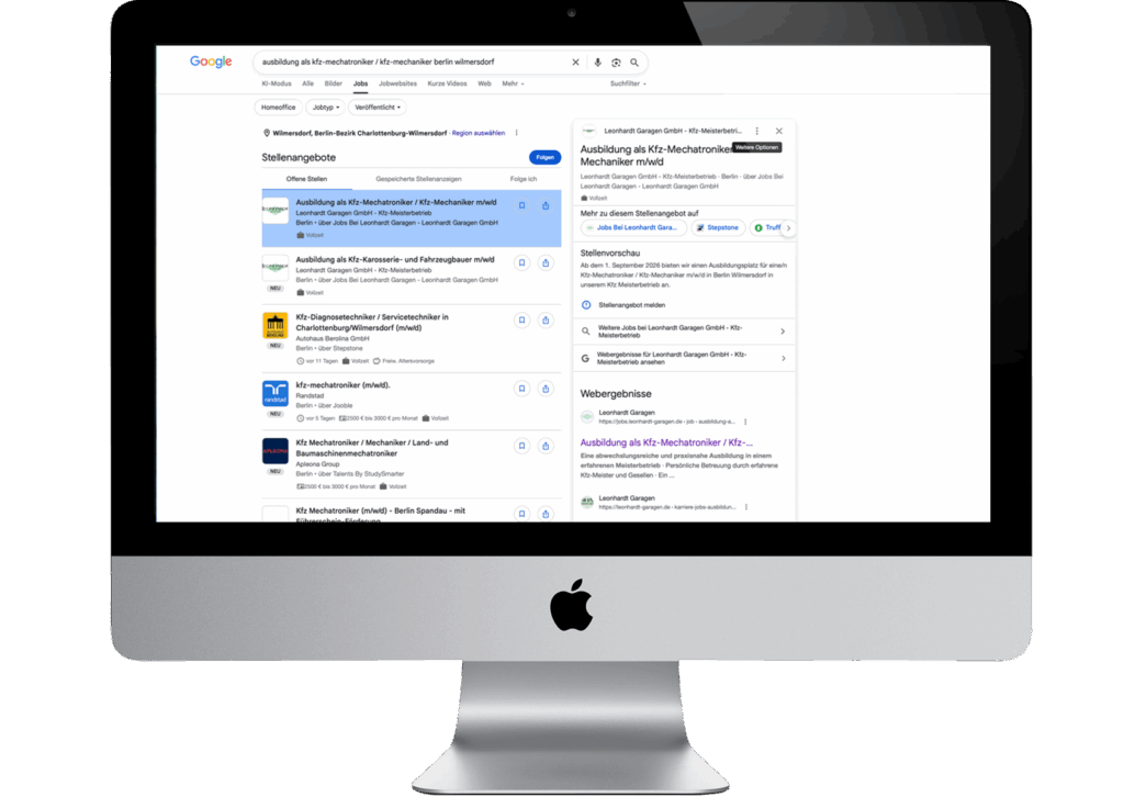 Mitarbeiter finden über Google