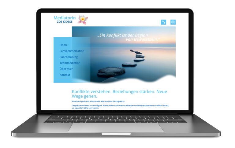 Website Konzept und Gestaltung für Mediatorin in Berlin
